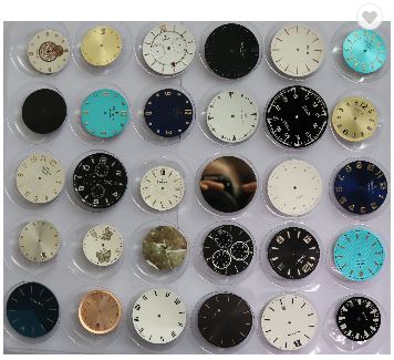 Bright Black Emalje Watch Dial
