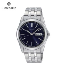 Vintage rustfritt stål klokke for menn