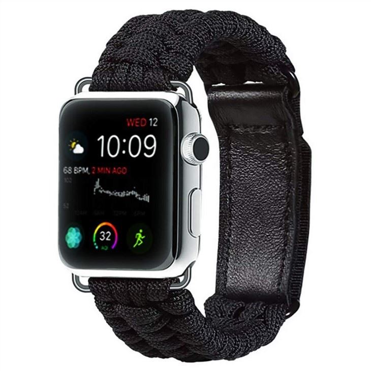 Suitable For Apple Iwatch6 5 4 Velcro Strap Seven Core Umbrella Rope IWatch Outdoor Emergency Strap